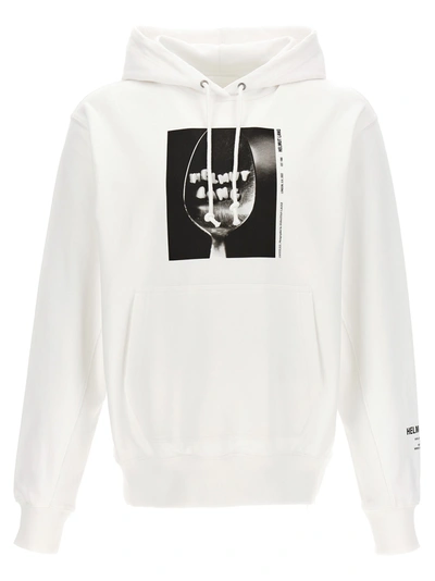 Helmut Lang Photo 2 Hoodie In White