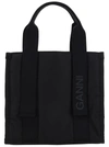 GANNI RECYCLED TECH TOTE BAG