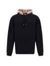 Burberry Samuel Sweatshirt With Check Hood