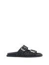 Fendi Ff Logo-motif Buckle Sandals