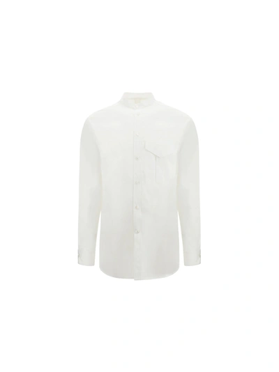 Jil Sander Long-sleeve Cotton Shirt In White
