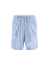 Givenchy Logo-print Striped Cotton Shorts