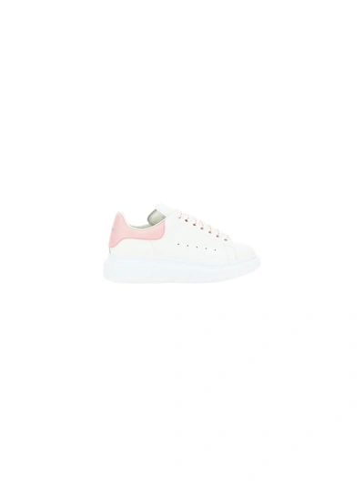 Alexander Mcqueen Suede-panel Sneakers In White