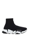 Balenciaga Speed Lt Logo-print Stretch-knit High-top Sneakers