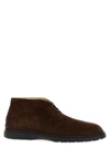TOD'S SUEDE BOOTS BOOTS, ANKLE BOOTS BROWN