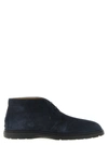 TOD'S SUEDE BOOTS BOOTS, ANKLE BOOTS BLUE
