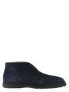 Tod's Suede Boots Boots, Ankle Boots Blue