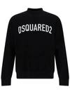 Dsquared2 Dsquared Men Black Cotton Sweatshirt In Black