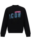 Dsquared2 Black Cotton Sweatshirt