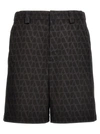 Valentino Vlogo Toile Iconographe Bermuda Shorts