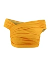Dsquared2 Ruched Off-the-shoulder Crop Top
