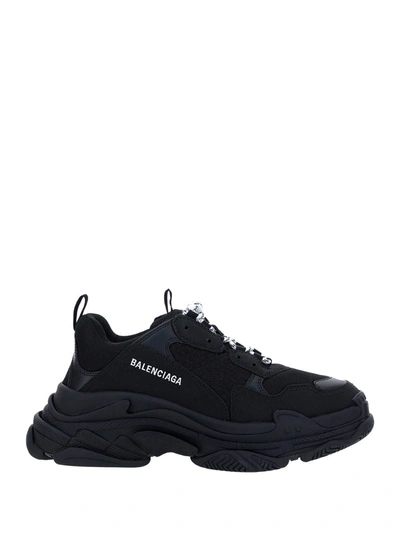 Balenciaga Triple S Sneakers In Black