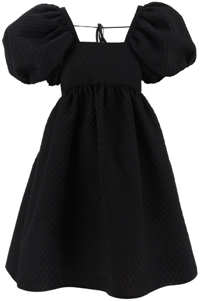 Cecilie Bahnsen Tilde Dress Blossom Matelasse Black Black