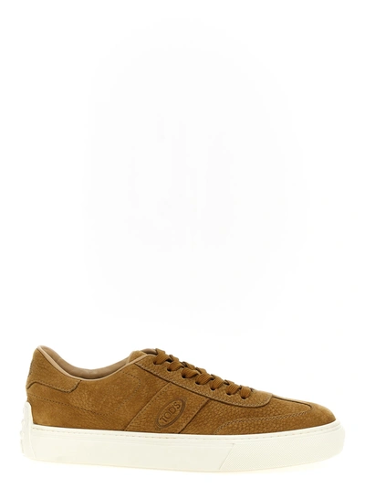 Tod's Nubuck Sneakers In Beige