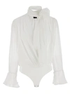 Pinko Particella Bodysuit In White