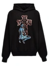 Misbhv Sequin Print Hoodie Sweatshirt Black