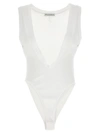 JW ANDERSON WIDE NECKLINE BODY UNDERWEAR, BODY WHITE