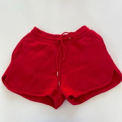 Pre-owned Celine Céline Cashmere Red Knitwear Shorts