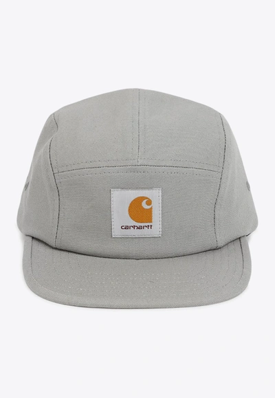 Carhartt Backley Logo Cap In Grey