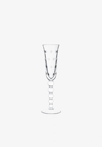 Saint Louis Bubbles Champagne Glass In Transparent