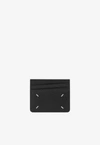 Maison Margiela Cardholder In Grained Calf Leather In Black