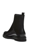 Stuart Weitzman Gobi Leather Bootie In Black
