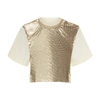 PACO RABANNE CROPPED T-SHIRT