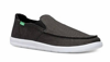 SANUK Men Hi Five Sidewalk Surfer Shoe In Black