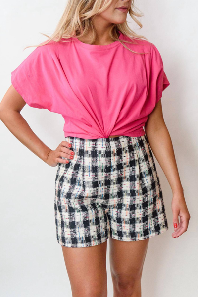 Suncoo Massy Tee In Bright Pink