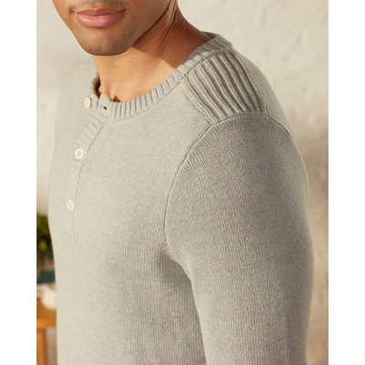 Upwest Henley Sweater In Grey