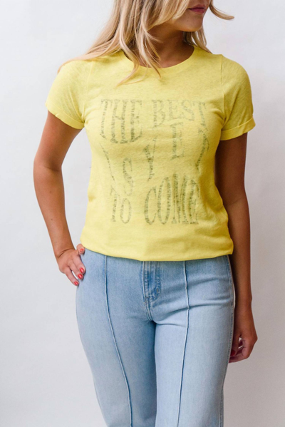 Suncoo Manolis T-shirt In Yellow