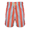 Solid & Striped Men The Classic Drawstrings Swim Shorts Trunks In Coral Ash Blue In Multi