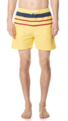 SOLID & STRIPED THE CLASSIC DRAWSTRINGS SWIM SHORTS TRUNKS IN COLORBLOCK