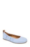 Gentle Souls By Kenneth Cole Mavis Ballet Flat In Ashley Blue Suede