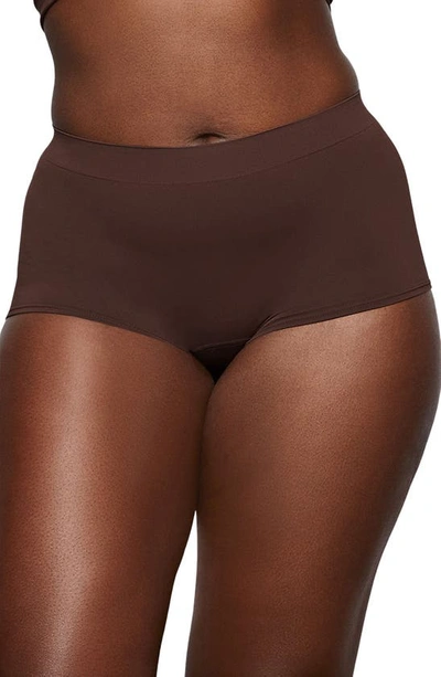 Skims Soft Smoothing Boyshorts In Cocoa