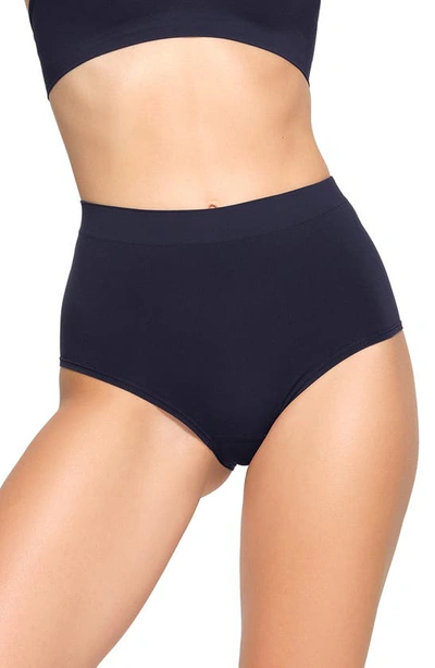 Skims Soft Smoothing Boyshorts In Navy