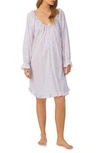 Eileen West Ruffle Cotton Nightgown In White