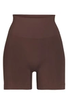 Skims Beige Soft Smoothing Shorts In Cocoa