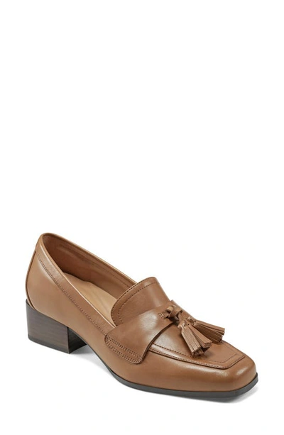 EASY SPIRIT DREW BLOCK HEEL TASSEL LOAFER