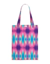 8 BY YOOX 8 BY YOOX PRINTED ESSENTIAL SHOPPER WOMAN SHOULDER BAG FUCHSIA SIZE - RECYCLED POLYESTER