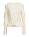 Kate By Laltramoda Woman Sweater Cream Size L Viscose, Polyacrylic, Polyamide In White