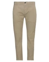 Department 5 Man Pants Beige Size 34 Cotton, Elastane