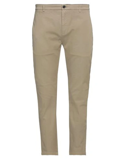 Department 5 Man Pants Beige Size 34 Cotton, Elastane