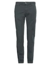 Incotex Man Pants Steel Grey Size 38 Cotton, Elastane