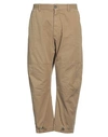 Dsquared2 Man Pants Sand Size 34 Cotton In Beige
