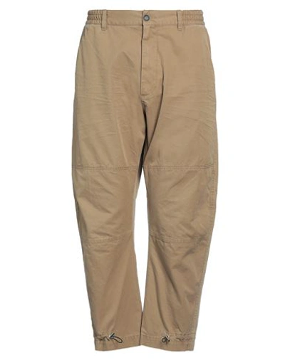 Dsquared2 Man Pants Sand Size 34 Cotton In Beige