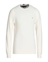 Tommy Hilfiger Man Sweater Off White Size Xl Cotton