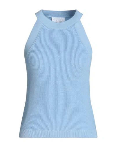 Other Stories &  Woman Top Light Blue Size S Organic Cotton, Polyamide