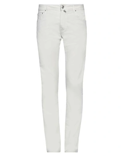 Jacob Cohёn Man Pants Off White Size 30 Cotton, Elastane