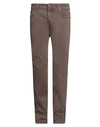 Jacob Cohёn Man Pants Cocoa Size 31 Cotton, Elastane In Brown